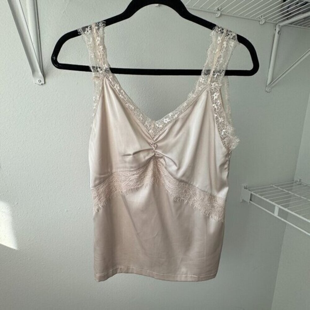 SEEK The Label Lace Edge Silky Tank